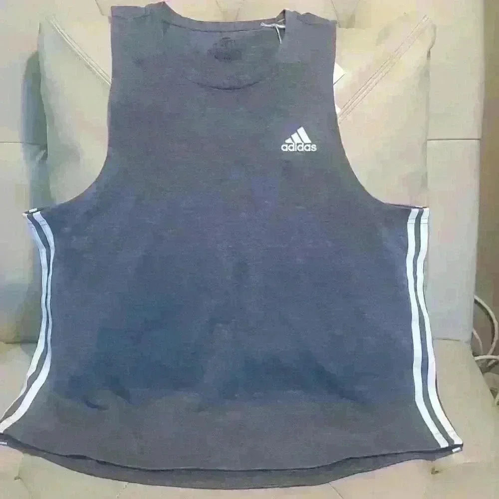Adidas gray Tank Top sz XL - Picture 2 of 2